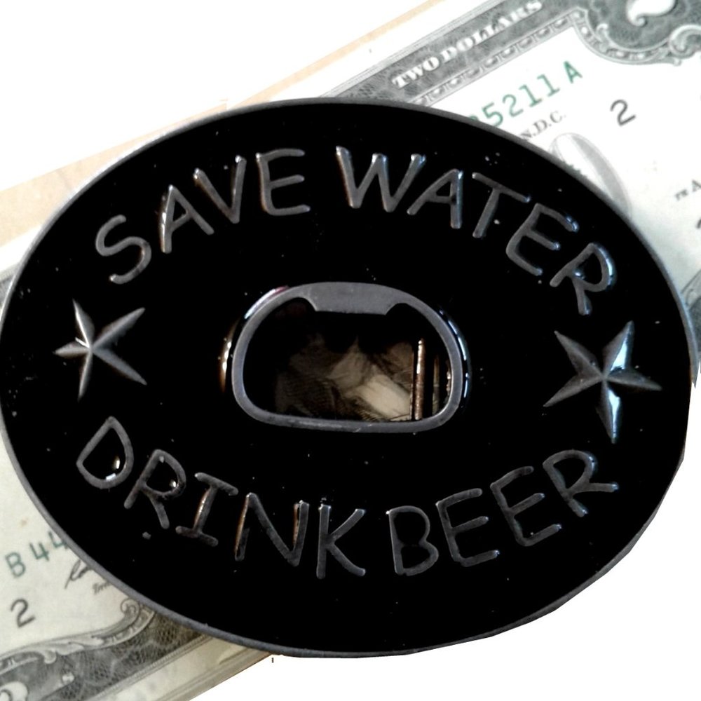 Save Water Belt Buckle